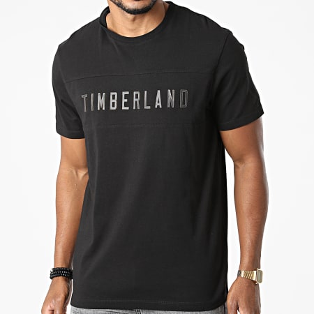 Timberland - Tee Shirt Block Branded A2G4D Noir