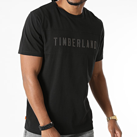 Timberland - Tee Shirt Block Branded A2G4D Noir