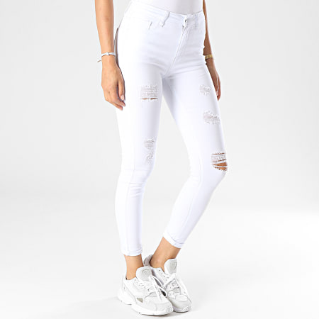 Girls Outfit - Jeans skinny da donna G2133 Bianco