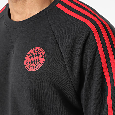adidas - Sweat Crewneck A Bandes FC Bayern GR0666 Noir