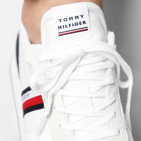 Tommy Hilfiger - Baskets Runner Low Mix Stripes 3616 White