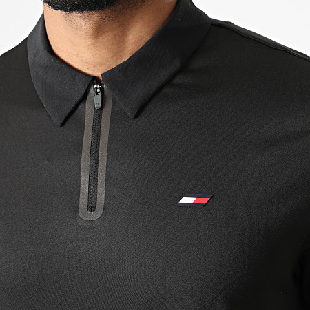 Tommy Hilfiger - Polo Manches Courtes Mesh Training 8654 Noir