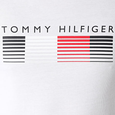 Tommy Hilfiger - Fade Graphic Corp Camiseta 1008 Blanco