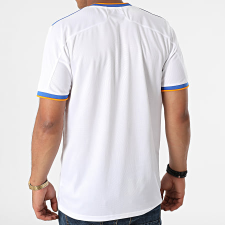 Adidas Performance - Tee Shirt De Sport A Bandes Real Madrid GQ1359 Blanc