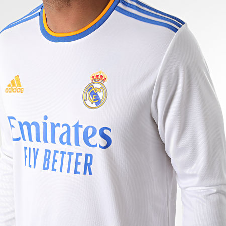adidas - Tee Shirt De Sport Manches Longues Real Madrid  GR3989 Blanc