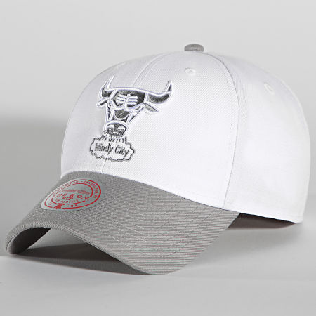 Mitchell and Ness - Casquette Grey 7 Pro Roy Velcro Chicago Bulls Blanc