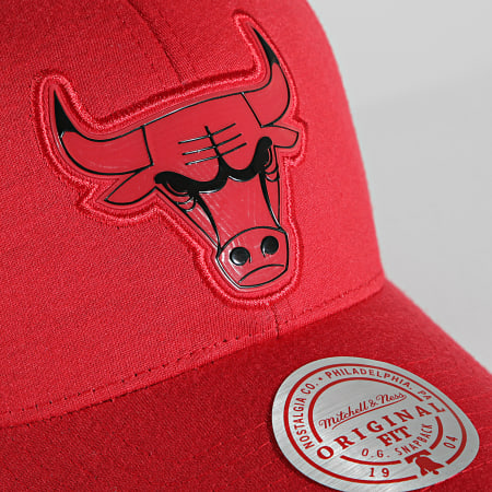 Mitchell And Ness - Casquette Prime Low Pro Chicago Bulls Rouge