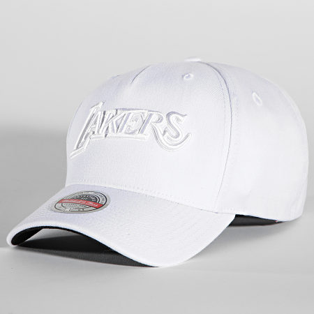 Mitchell and Ness - Casquette NBA Whiteout Redline Los Angeles Lakers Blanc