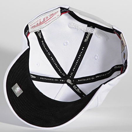 Mitchell and Ness - Casquette NBA Whiteout Redline Los Angeles Lakers Blanc