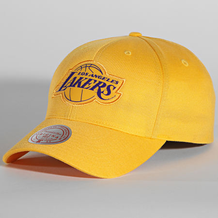 Mitchell and Ness - Casquette Prime Low Pro Los Angeles Lakers Jaune