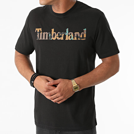 Timberland - Tee Shirt Camo Linear A231G Noir