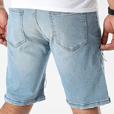 2Y Premium - Pantaloncini Jean K6237 Blu Denim