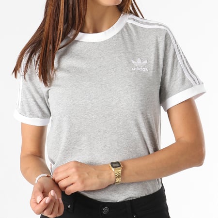 Adidas maglietta donna grigio sales