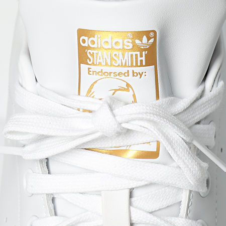 Adidas Originals - Zapatillas Mujer Stan Smith G58184 Nube Blancas Doradas Metálicas