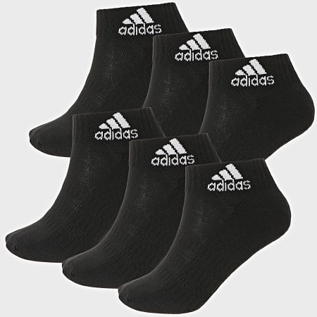 Adidas Sportswear - Lot De 6 Paires De Chaussettes Cush Ankle DZ9363 Noir