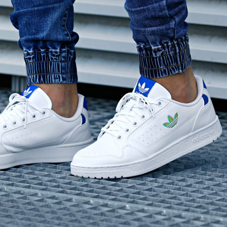 Adidas Originals - NY 90 H02170 Cloud White Royal Blue Sneakers