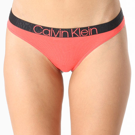 Calvin Klein - String Femme QF6579E Rouge