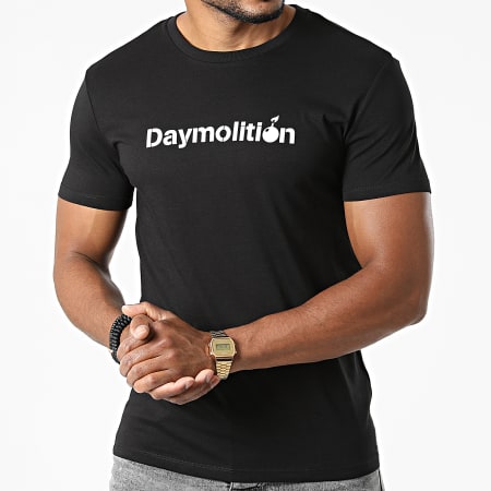 Daymolition - Tee Shirt Logo Noir Blanc