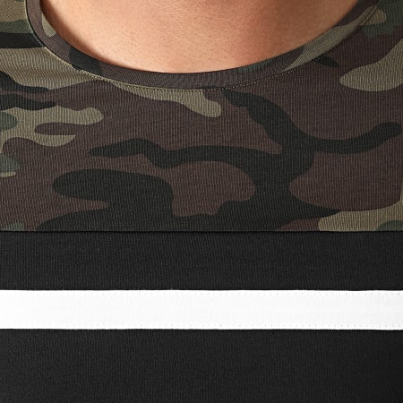 LBO - Maglietta Manica lunga Tricolore 1899 Camouflage Nero