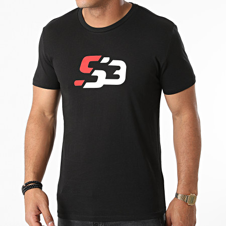 S3 Freestyle - Maglietta con logo nero