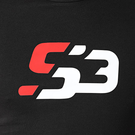 S3 Freestyle - Maglietta con logo nero