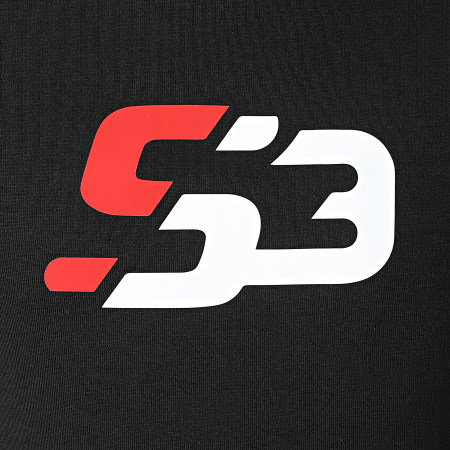 S3 Freestyle - Felpa con logo a girocollo nero