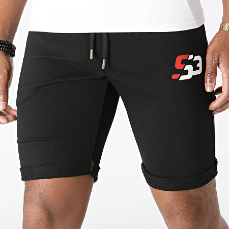S3 Freestyle - Pantaloncini da jogging con logo nero