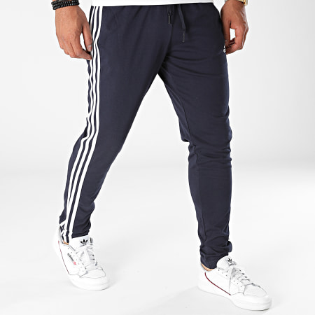 Adidas Sportswear - Pantalon Jogging A Bandes GK8997 Bleu Marine