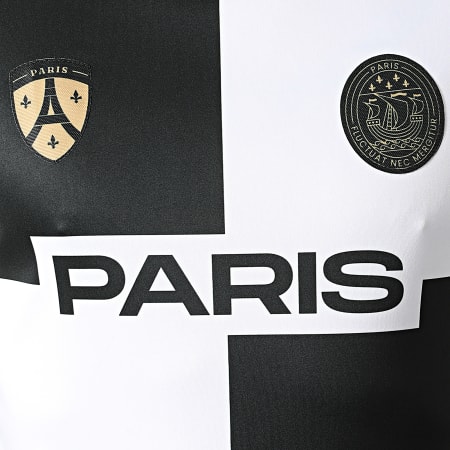 Foot - Tee Shirt De Sport Paris Noir Blanc