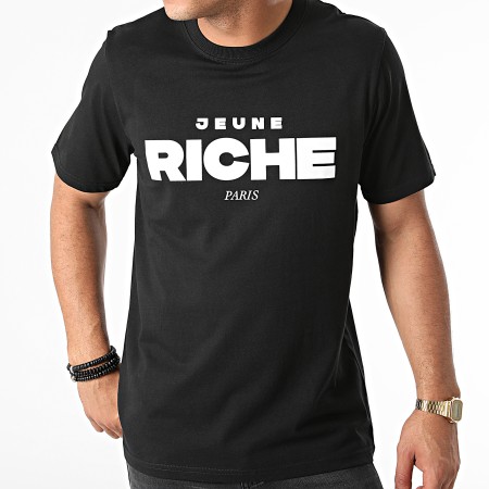 Jeune Riche - Tee Shirt Bold Logo Noir Blanc