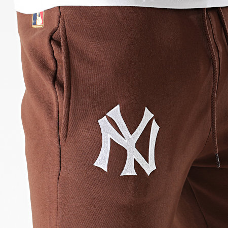 New Era - Pantalon Jogging Embroidery Logo New York Yankees 12879438 Marron
