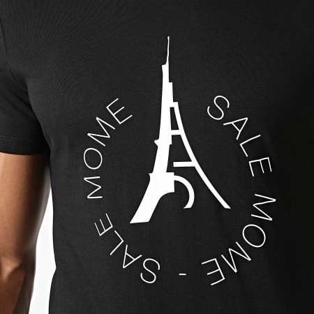 Sale Môme Paris - Tee Shirt 2 Tours Noir Blanc