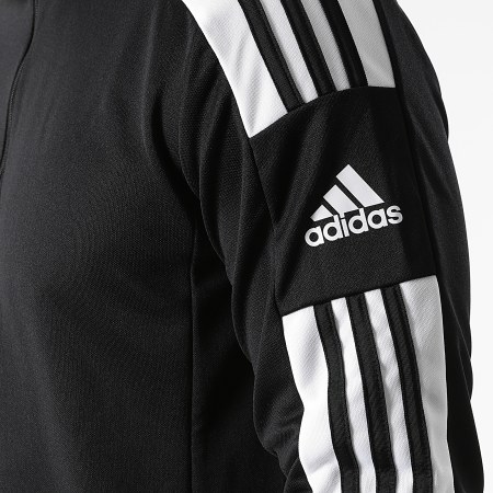 Adidas Performance - Sudadera Squad 21 Stripes Quarter Zip GK9562 Negro