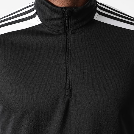Adidas Sportswear - Sweat Quart de Zip Bandes Squad 21 GK9562 Noir