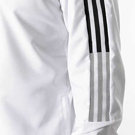 Adidas Sportswear - Veste Zippée A Bandes GP4966 Blanc