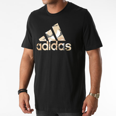 Adidas Sportswear - Tee Shirt Camouflage H12198 Noir
