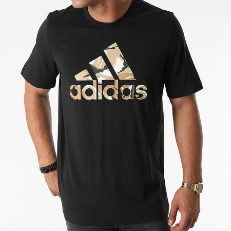 Adidas Sportswear - Tee Shirt Camouflage H12198 Noir