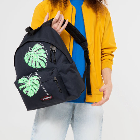 Eastpak on sale padded bleu