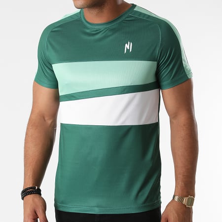 NI by Ninho - Camiseta Rayas Magnum Verde