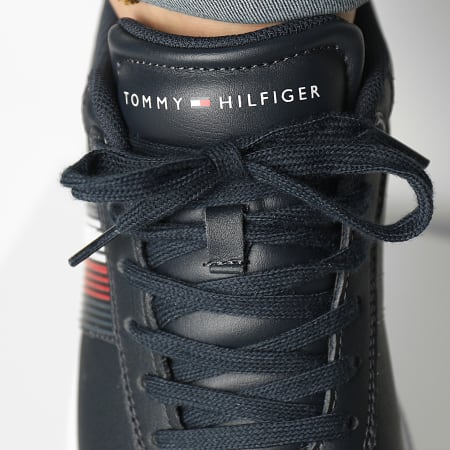 Tommy Hilfiger - Baskets Core Corporate Leather 3624 Desert Sky