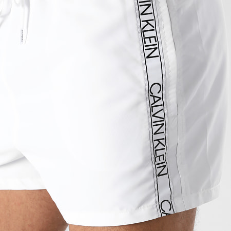 Calvin Klein - Costume da bagno a fascia con coulisse 0671 Bianco