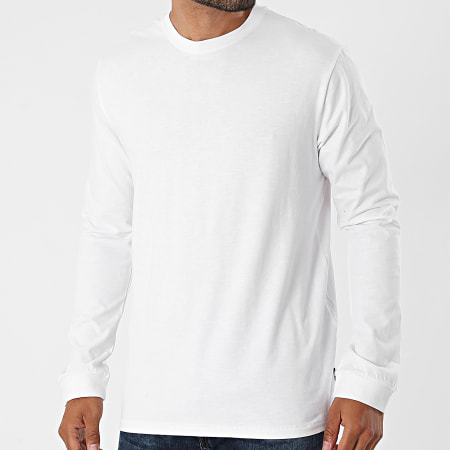 Only And Sons - Tee Shirt Manches Longues Millenium Life Blanc