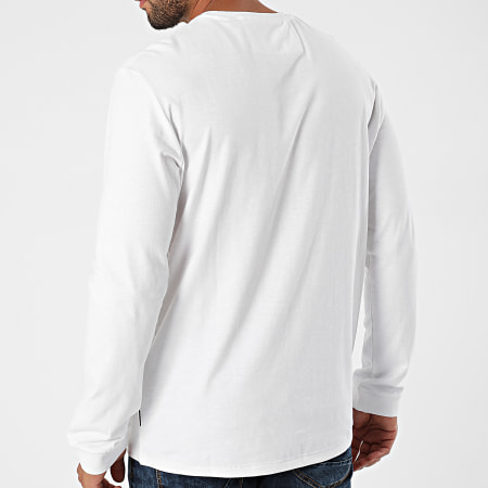 Only And Sons - Tee Shirt Manches Longues Millenium Life Blanc