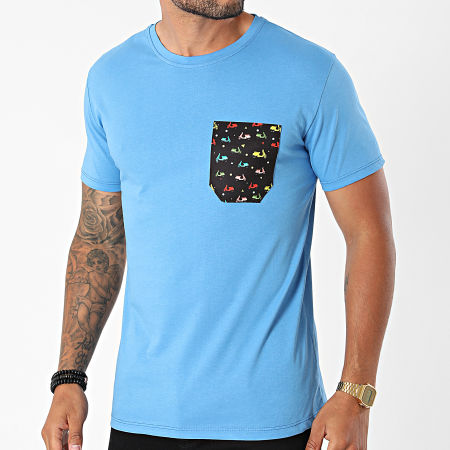 MTX - Camiseta con bolsillo TM06744 Azul claro