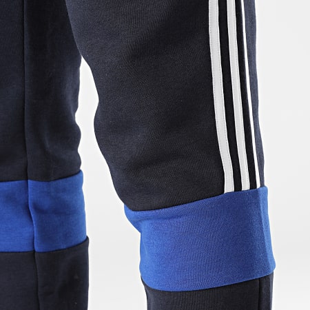 Adidas Sportswear - Pantalon Jogging A Bandes Colorblock H64178 Bleu Marine