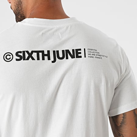 Sixth June - Tee Shirt M22173VTS Blanc Cassé
