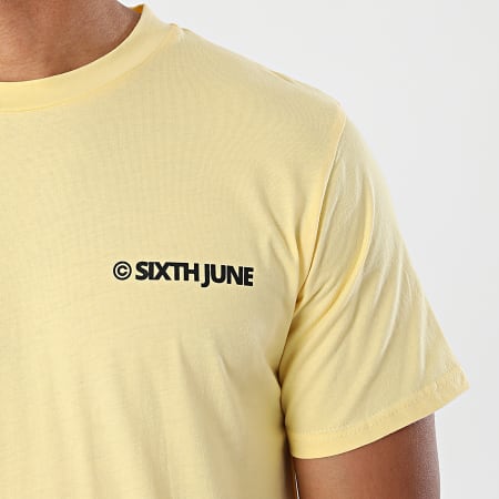 Sixth June - Tee Shirt M22173VTS Jaune