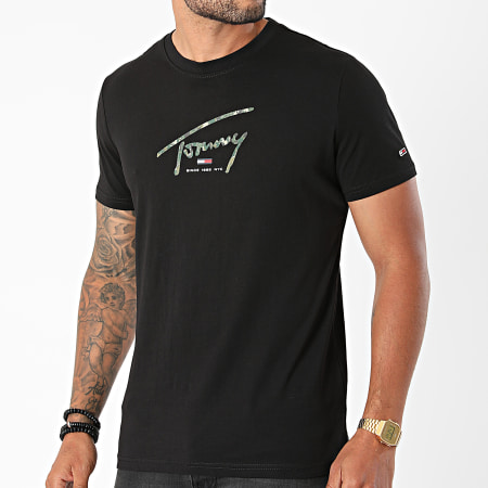 Tommy Jeans - Tee Shirt Hand Written Linear Logo 0945 Noir