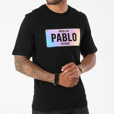 Uniplay - Camiseta TS-04 Negro Iridiscente