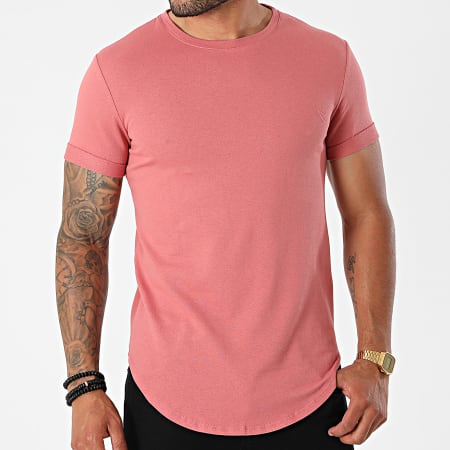 Uniplay - Tee Shirt Oversize UY667 Rose Foncé